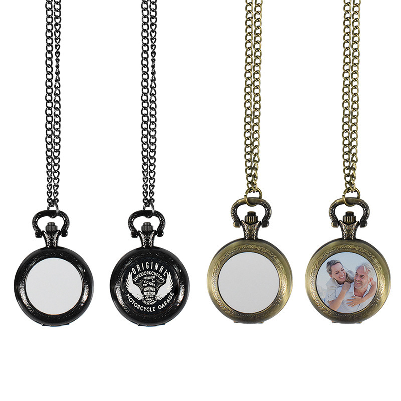 Jewelry Type Watches - Klassieke vintage metalen zakhorloge hanger ketting