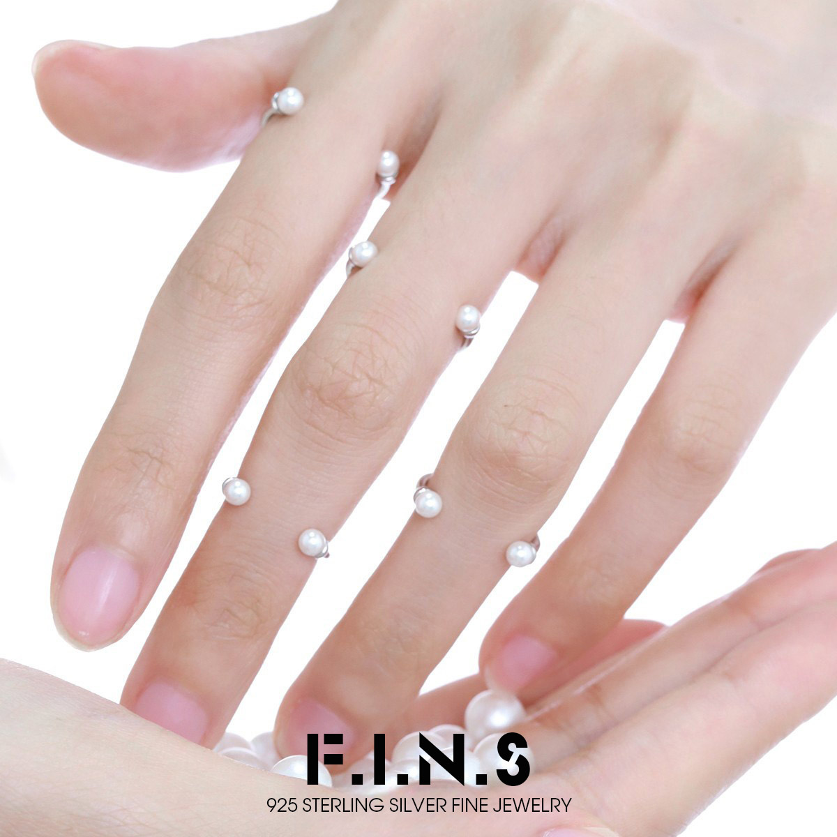 Minimalist Ring Stackable - F.I.N.S Minimalistische ring van 925 sterling