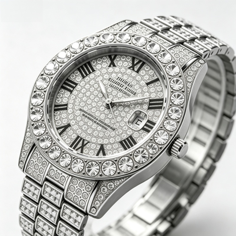 Jewelry Type Watches - Hotselling gouden luxe quartz horloge met