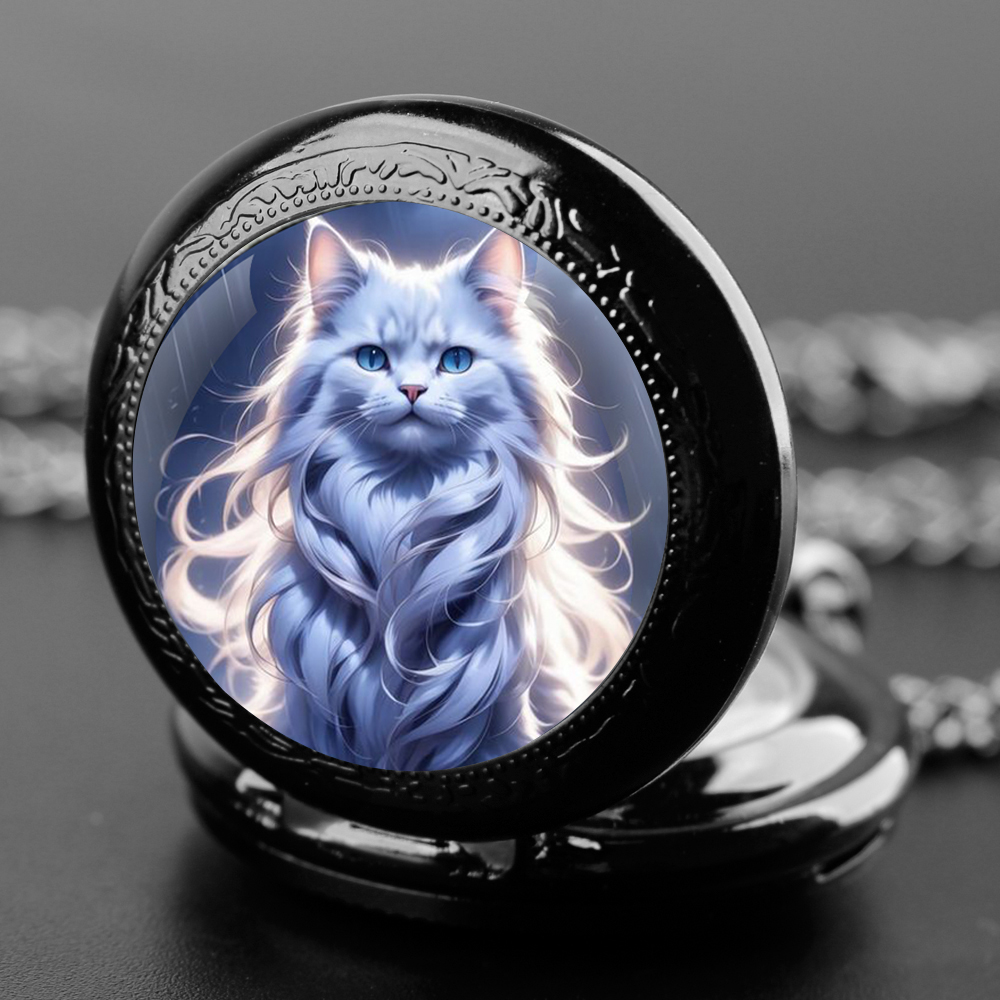 Jewelry Watches For Kids - Leuke kawaii katten grafische glazen koepel