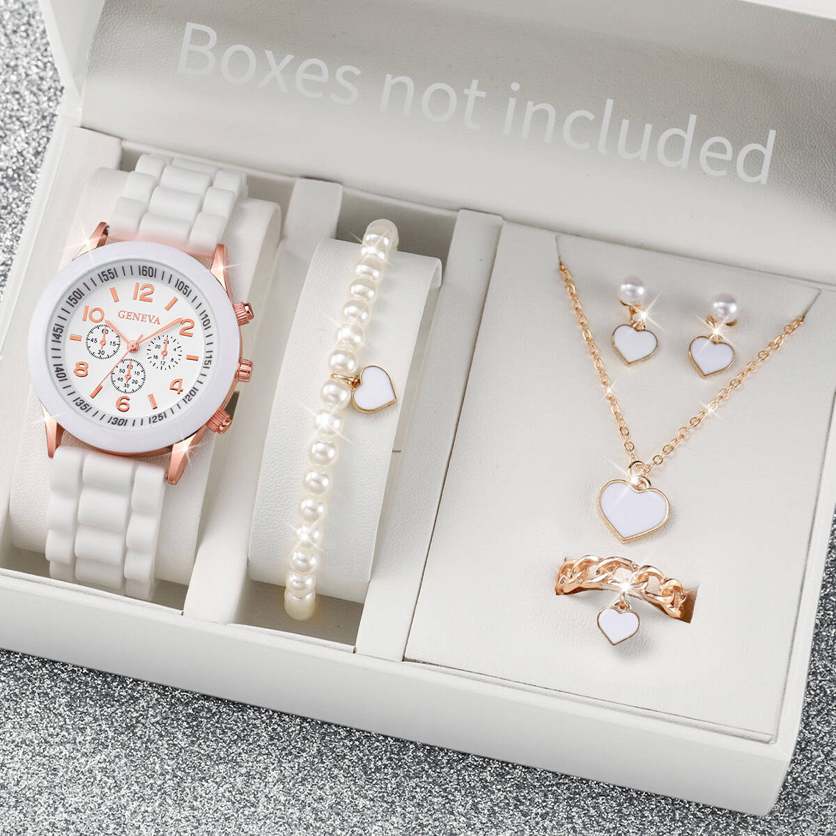 Jewelry Watches For Kids - 5/6PCS Mode Vrouwen Horloges Sieraden Set