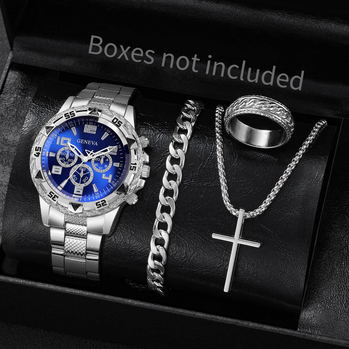 Jewelry Type Watches - 4 stks/set Mode Mannen Zakelijke Horloges