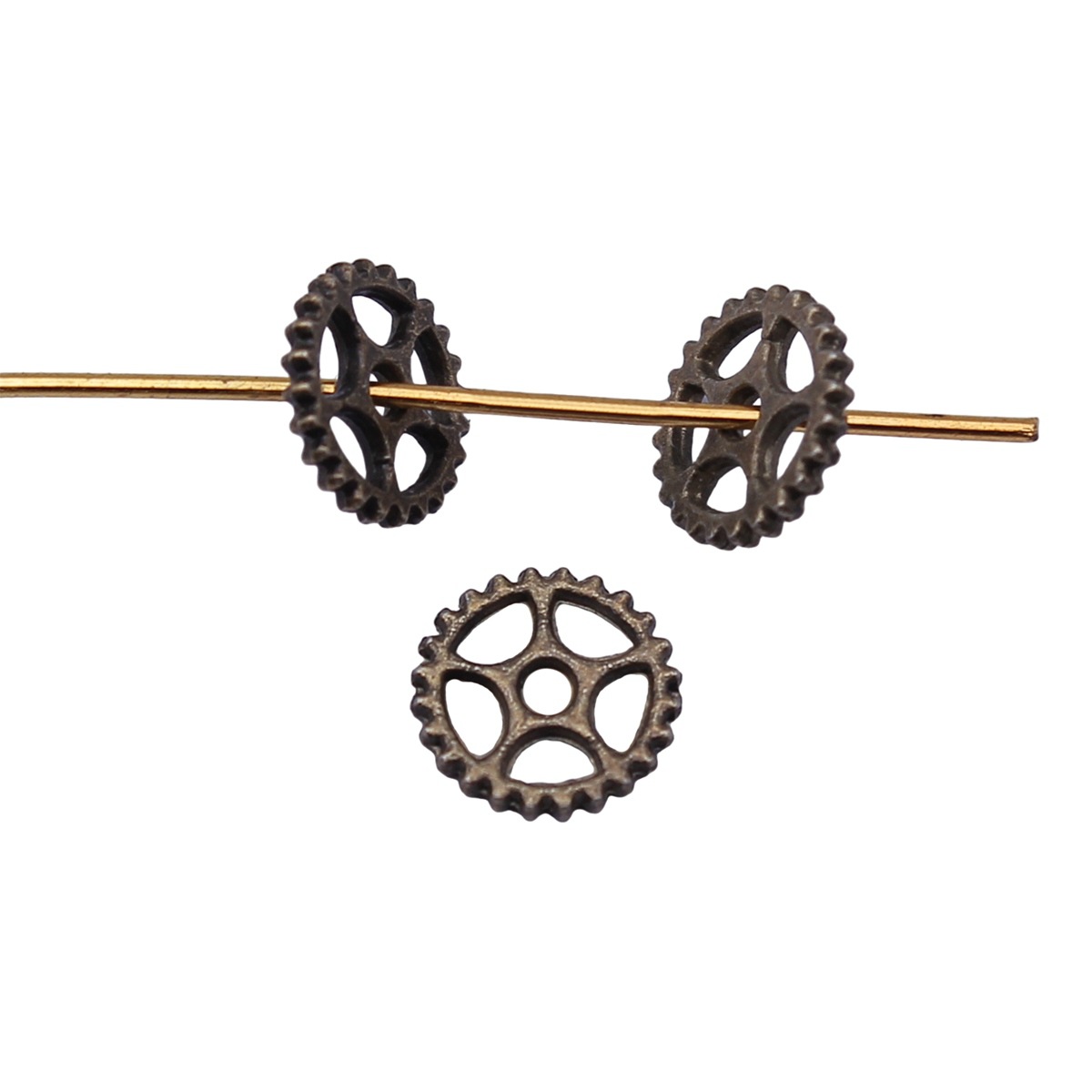 Jewelry Watch Making - Steampunk Charms Gear Pendants Klok Vintage