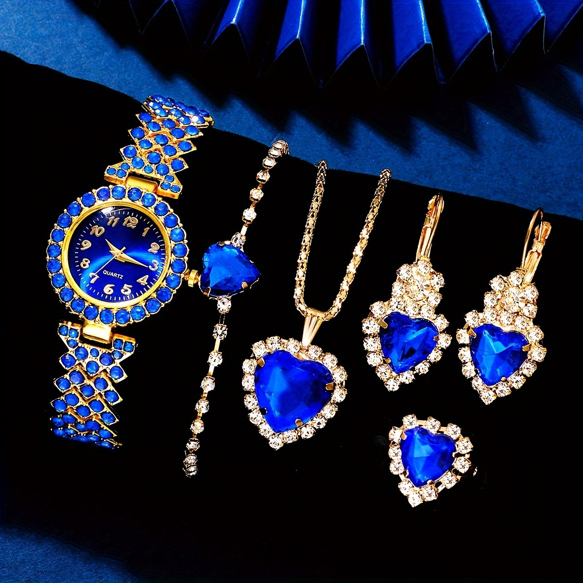 Jewelry Watch Making - 6-delige elegante damesmode-sieraden en horlogeset, dames