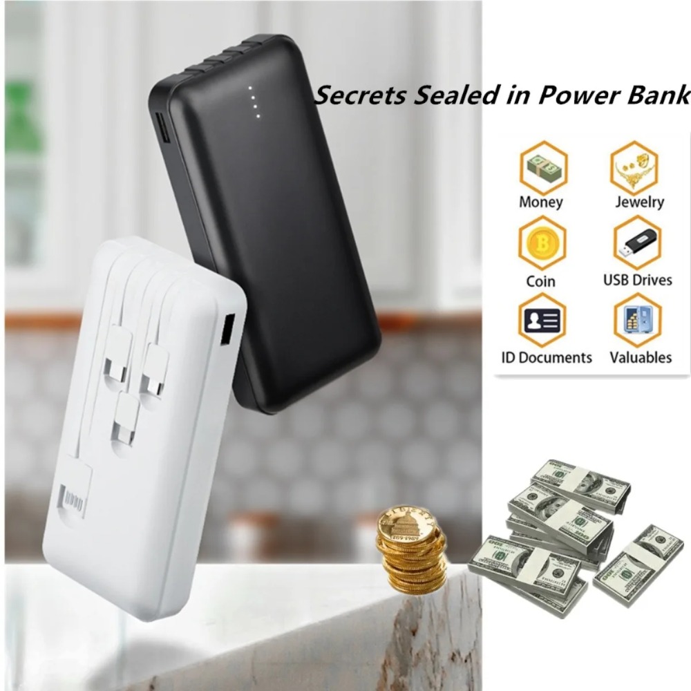 Jewelry And Watches Stores - Draagbare Power Bank-vormige opbergdoos kan horloges