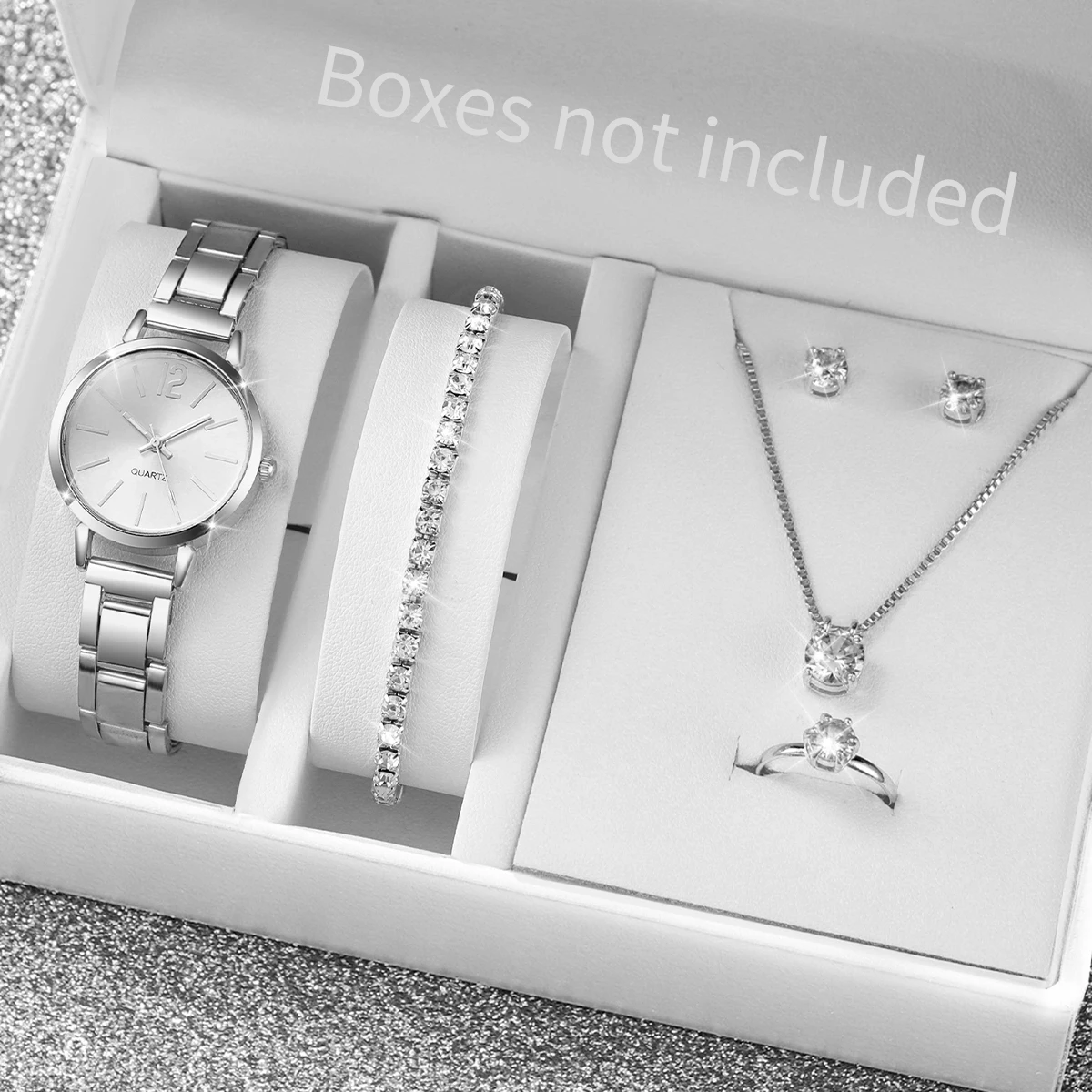 Jewelry Watches For Kids - 5/6PCS Mode Vrouwen Horloges Sieraden Set