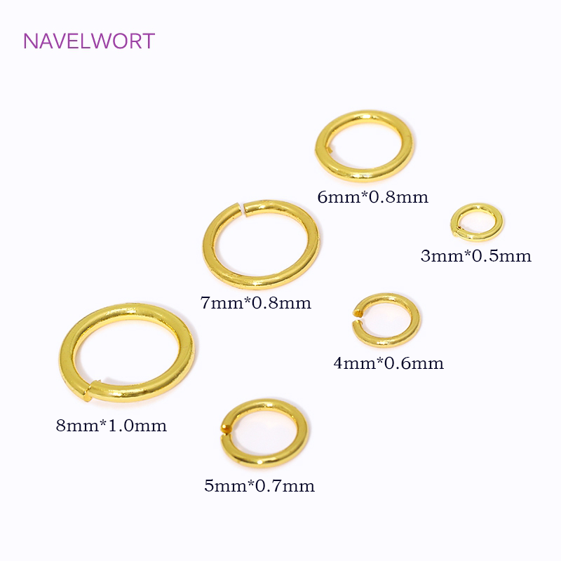 14K/18K Vergulde Split Ring Op - Gold Plated Ring recensie en prijs
