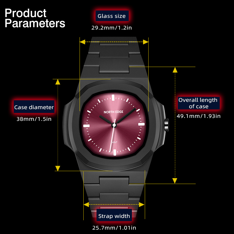 NORTH EDGE Horloge voor Man Ni - Watches Jewelry Holder recensie en prijs