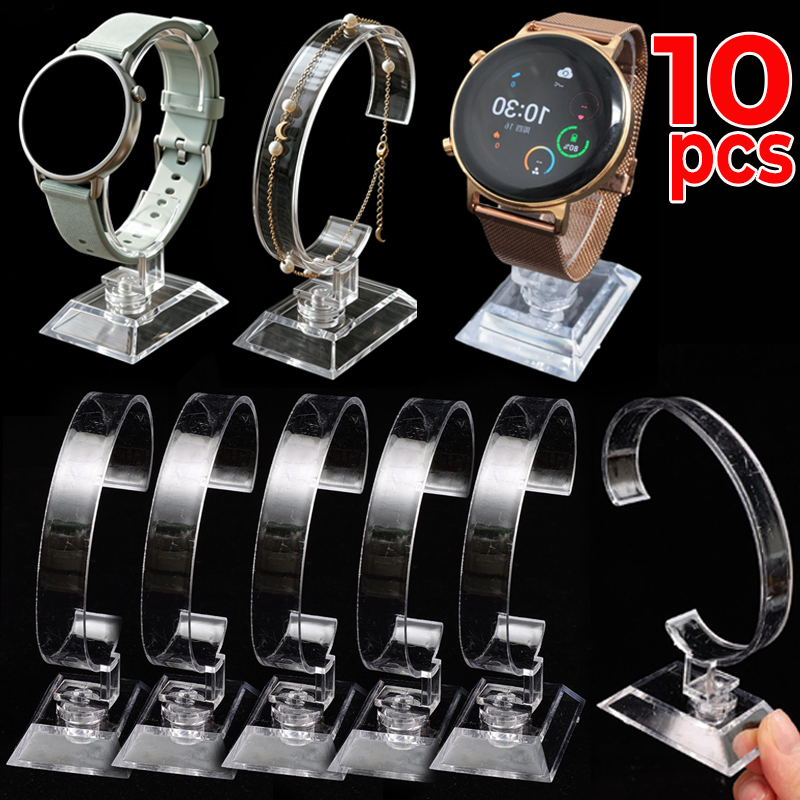 Transparante horloge-displayst - Watches Jewelry Holder recensie en prijs