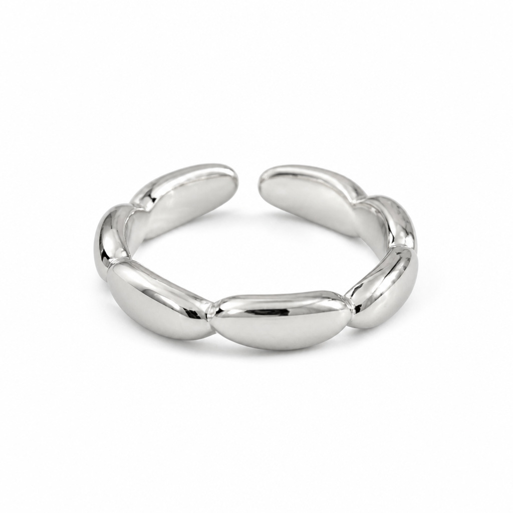 Mode 7 Graanrijst Design Ring  - Minimalist Ring Stackable recensie en prijs