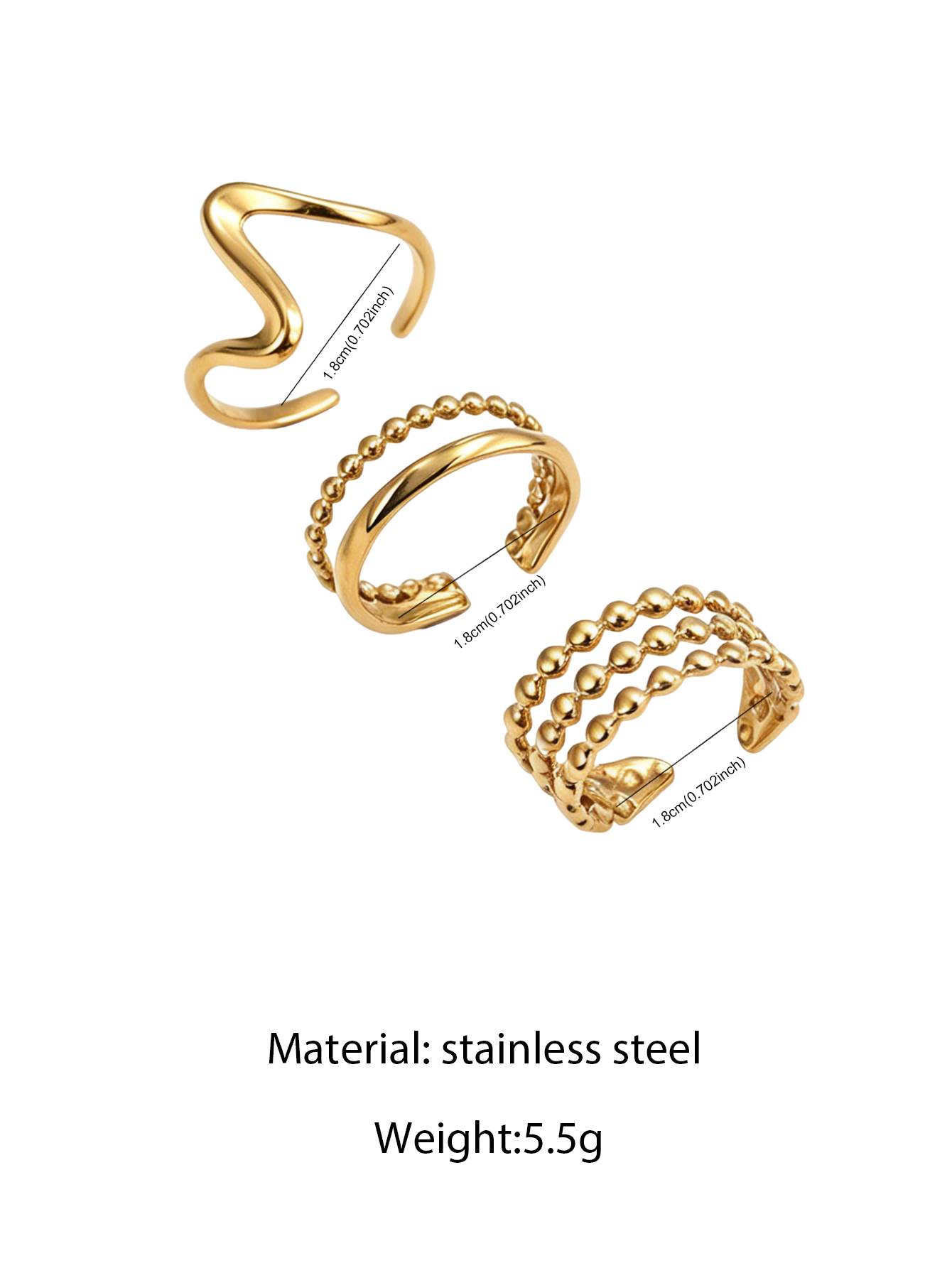 Minimalistische verstelbare op - Minimalist Ring Stackable recensie en prijs