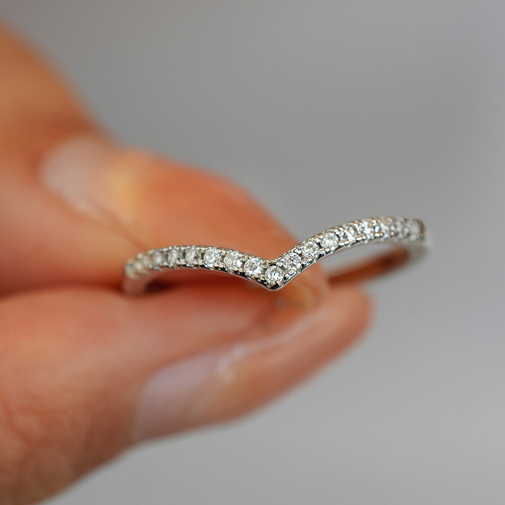 Sterling zilveren stapelbare r - Minimalist Ring Stackable recensie en prijs