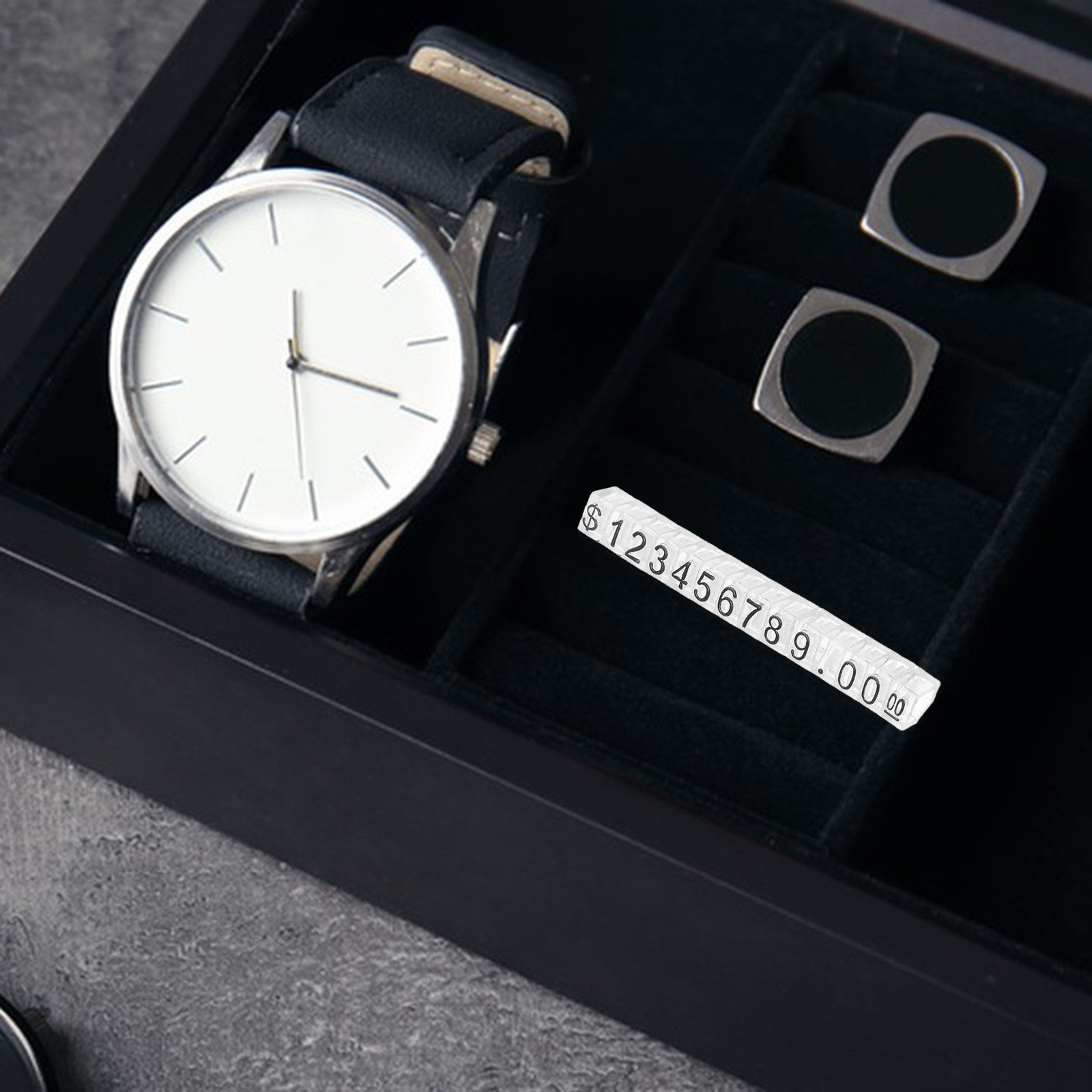 20 stuks verstelbare prijskaar - Watches Jewelry Holder recensie en prijs