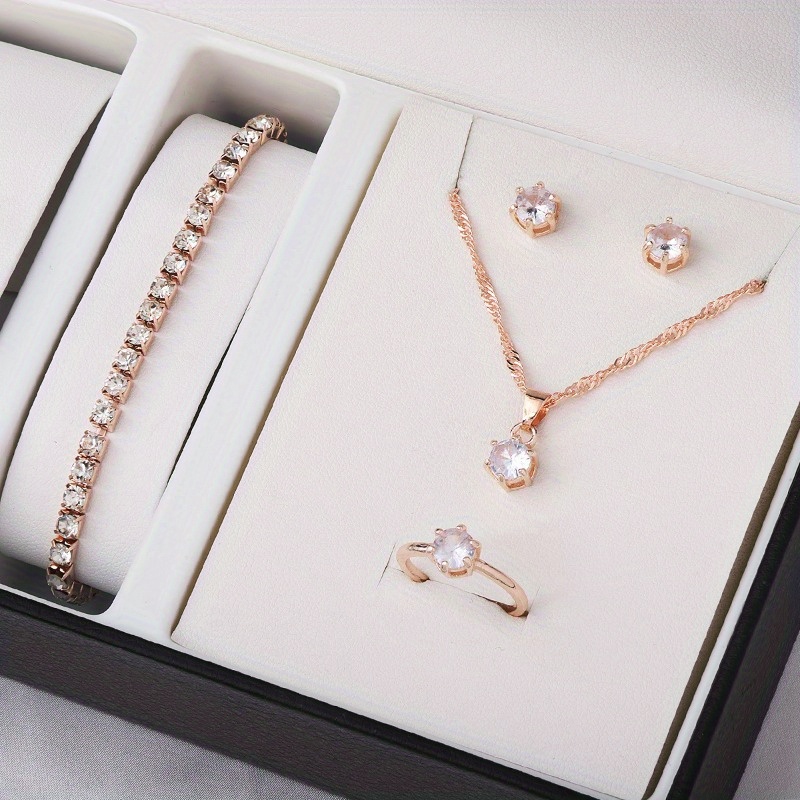 4-delige minimalistische zirko - Minimalist Ring Stackable recensie en prijs