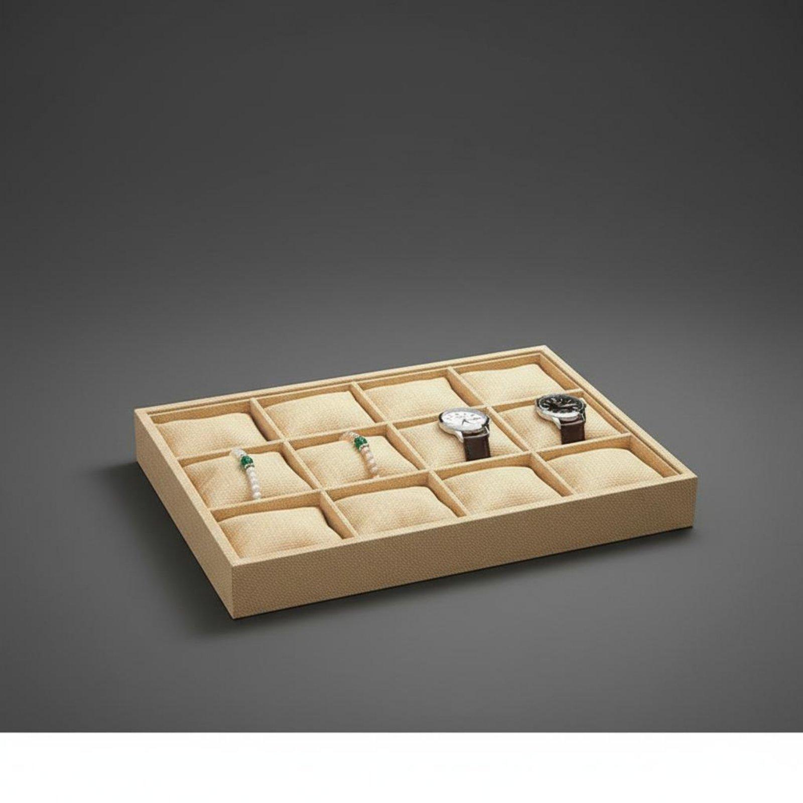 Linnen Stoffen Sieradenhouder  - Jewelry Box Watches Bracelets recensie en prijs