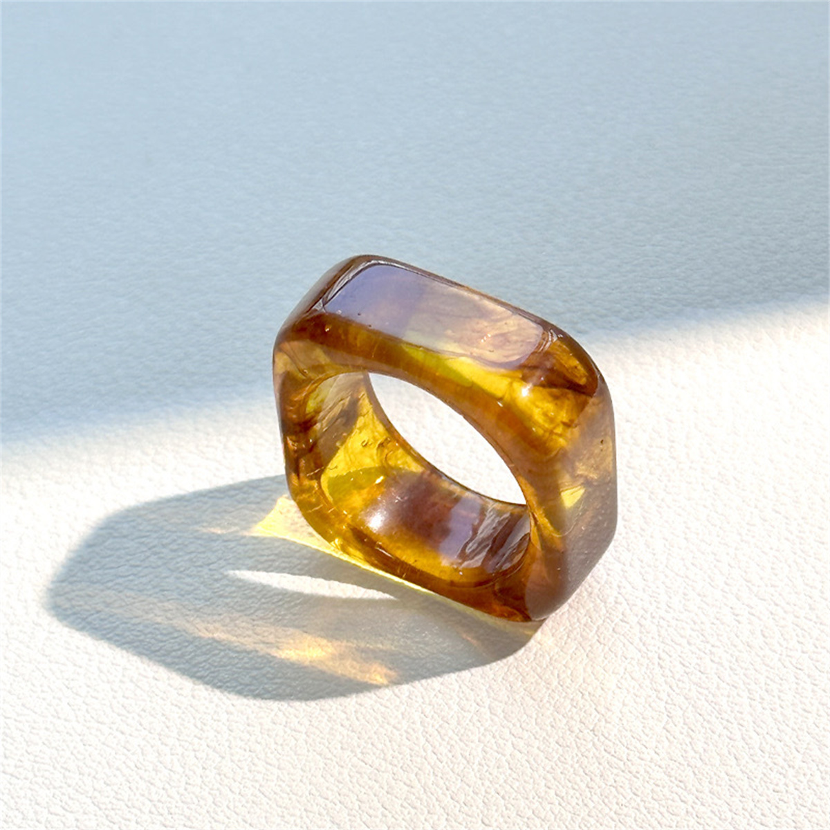 Vierkante Hars Ringen Esthetis - Minimalist Ring Stackable recensie en prijs