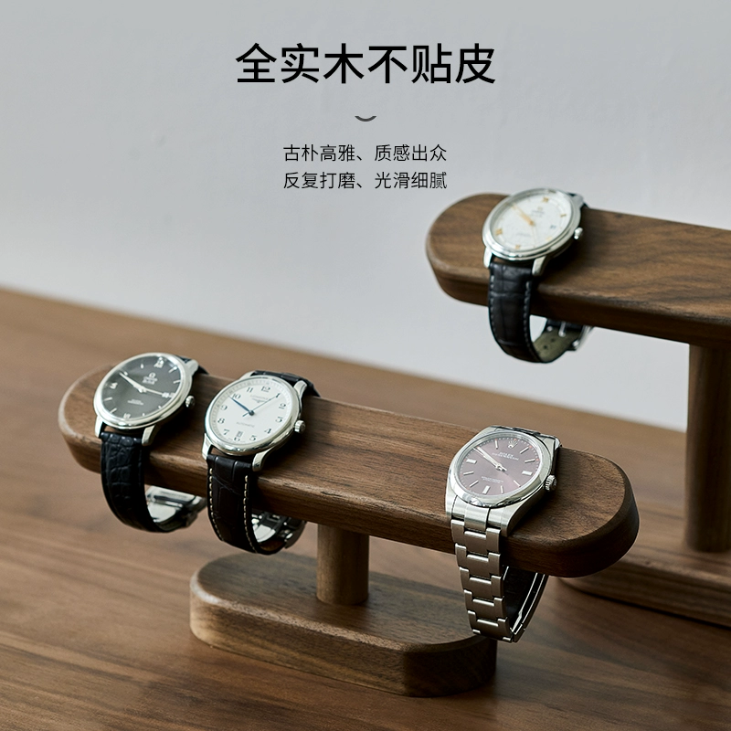 Zwart Walnoothout Horlogehoude - Watches Jewelry Holder recensie en prijs