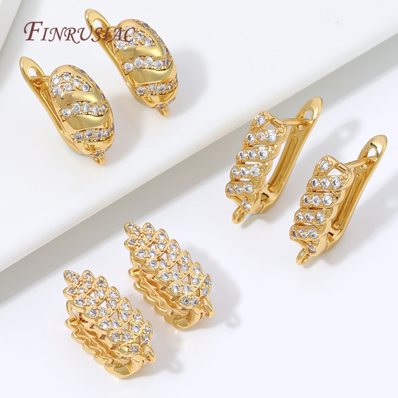 18K verguld zirkonia huggie oo - Gold Plated Ring recensie en prijs