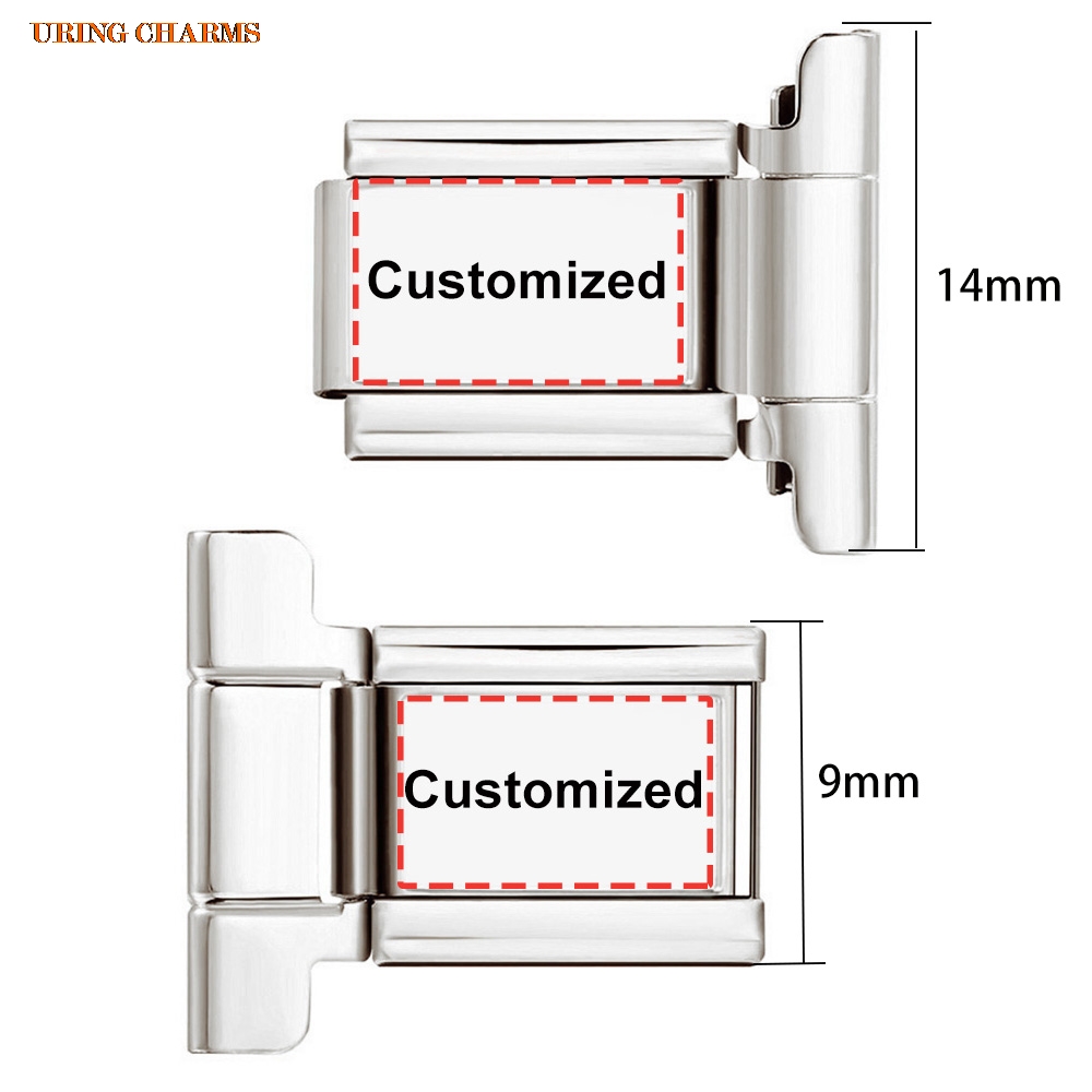 1 paar Foto Logo Aangepaste Ho - Jewelry Watch Making recensie en prijs