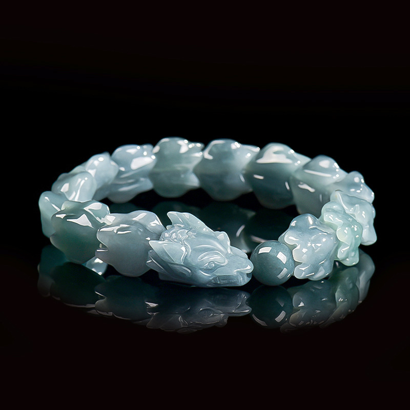 Blauwe Birmese Jadeïet Draak A - Jewelry & Watches Ltd recensie en prijs