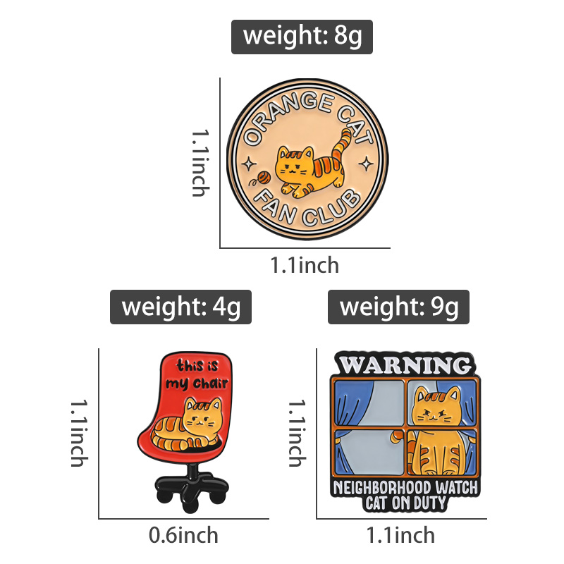 Oranje Kat Fan Club Emaille Pi - Jewelry Watches For Kids recensie en prijs