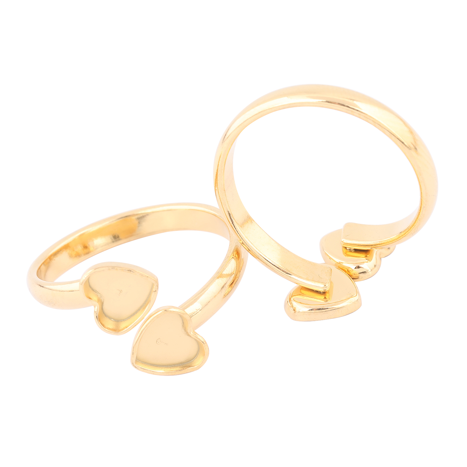 10 stuks roestvrij staal vergu - Gold Plated Ring recensie en prijs
