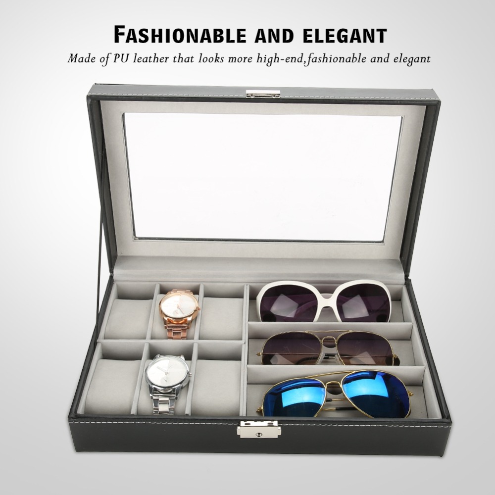 Hoogwaardige PU lederen opberg - Jewelry Eyewear Watches & Accessories recensie en prijs