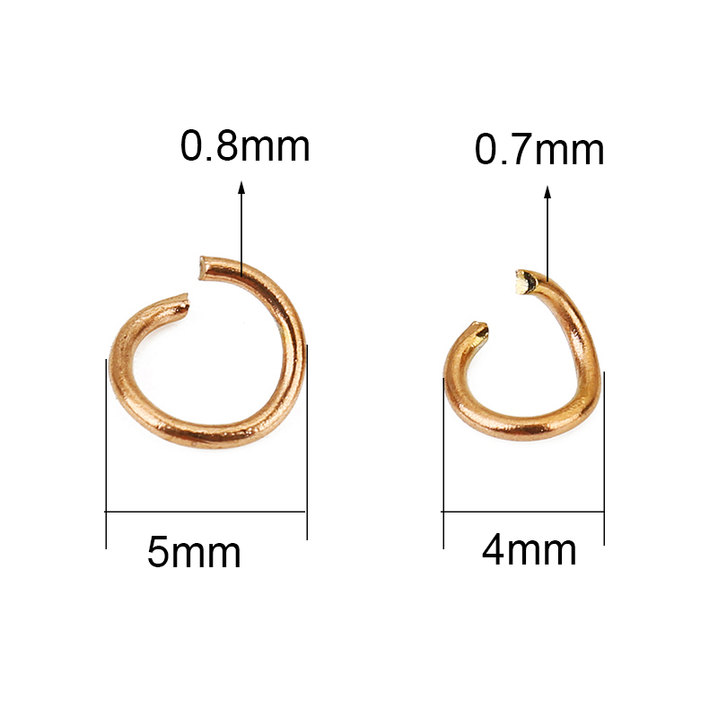 100 stuks rosé gouden geplatee - Gold Plated Ring recensie en prijs