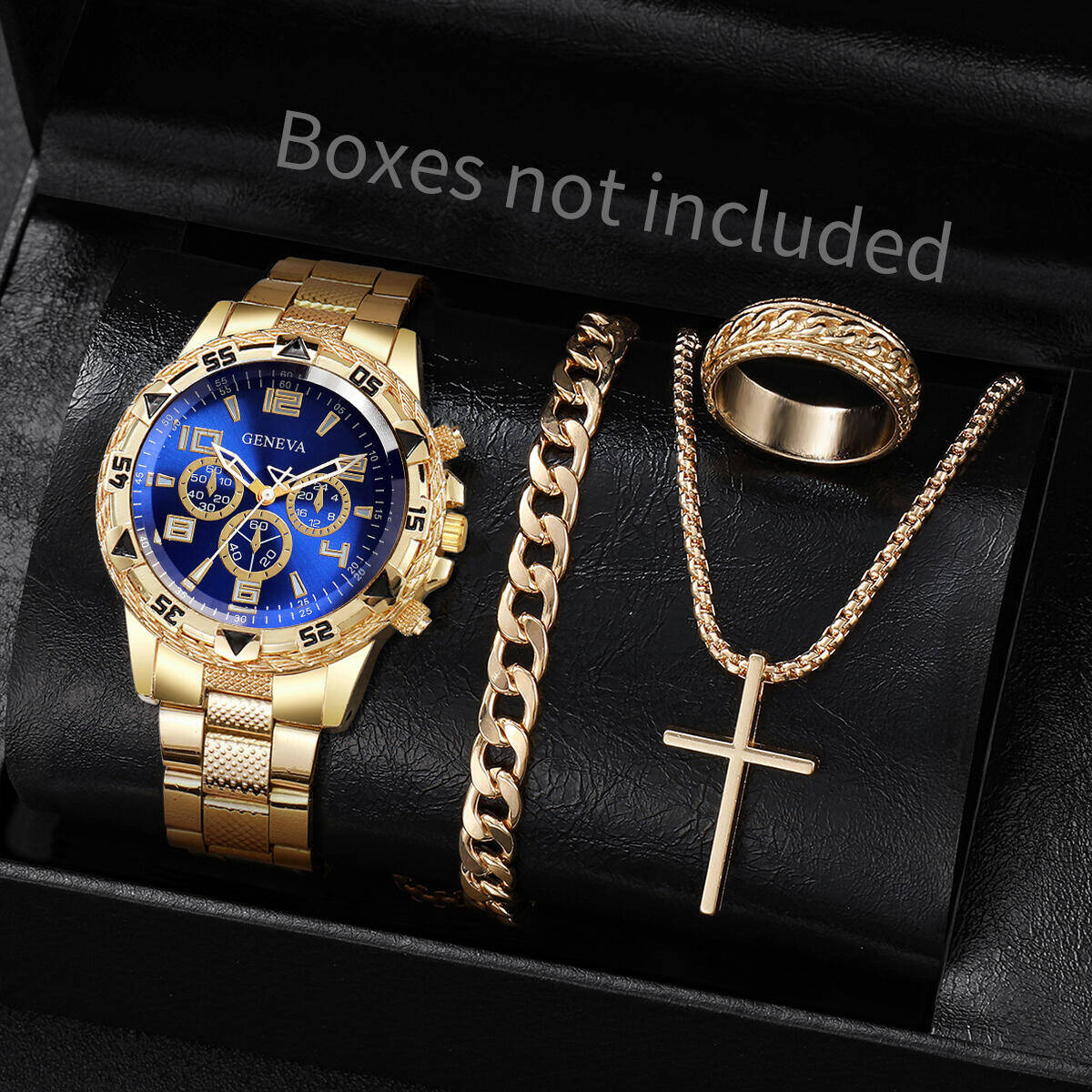 4 stks/set Mode Mannen Zakelij - Jewelry Type Watches recensie en prijs