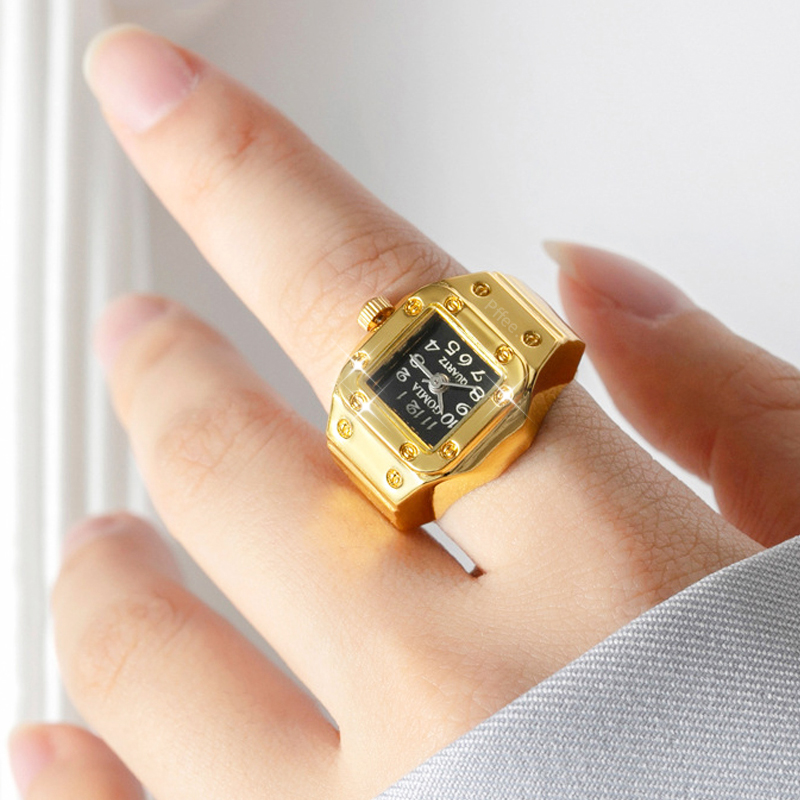 Gouden Kleur Paar Ringen Siera - Vintage Jewelry Watches Women recensie en prijs