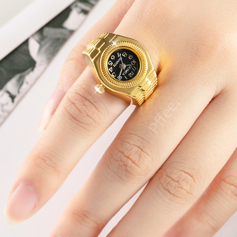 Gouden Kleur Paar Ringen Siera - Vintage Jewelry Watches Women recensie en prijs