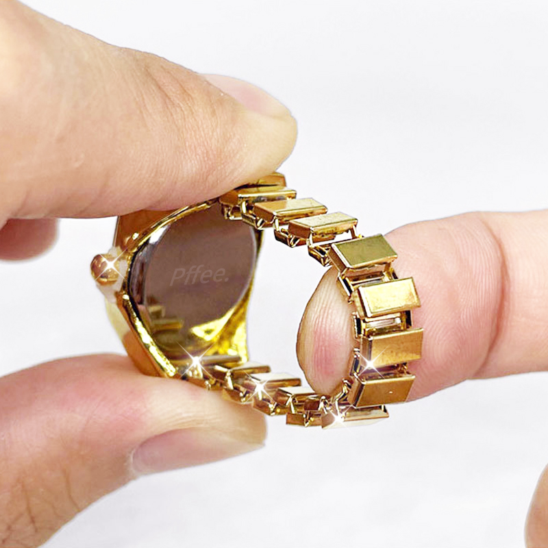 Gouden Kleur Paar Ringen Siera - Vintage Jewelry Watches Women recensie en prijs