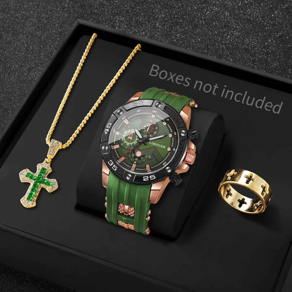 3 STKS Mode Mannelijke Sportho - Jewelry Type Watches recensie en prijs