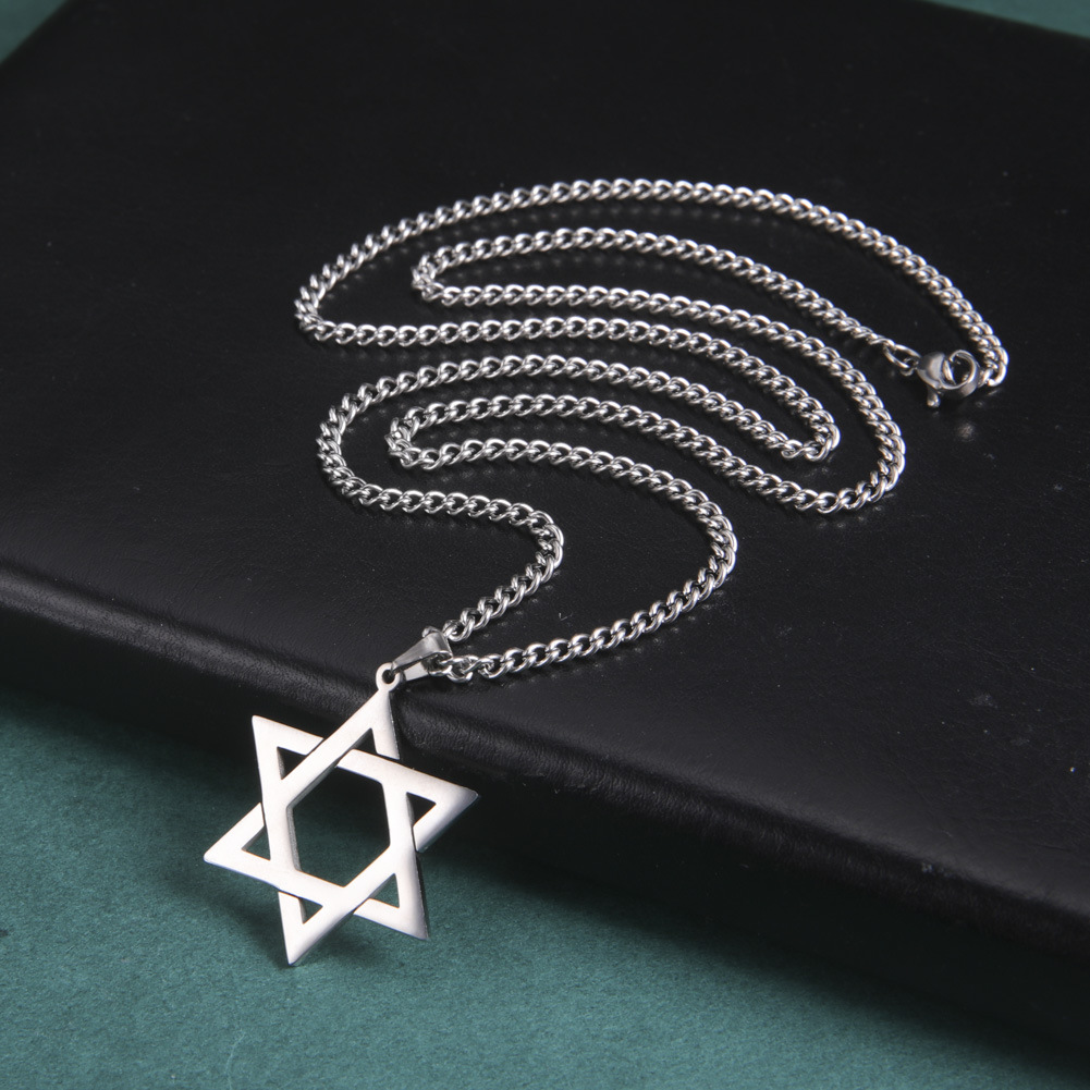 Roestvrijstalen Davidster hang - Jewelry & Watches Ltd recensie en prijs