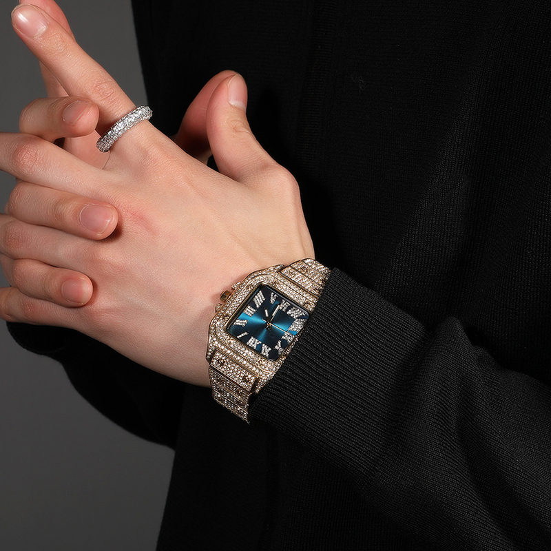Hiphop luxe quartz pols waterd - Jewelry Type Watches recensie en prijs