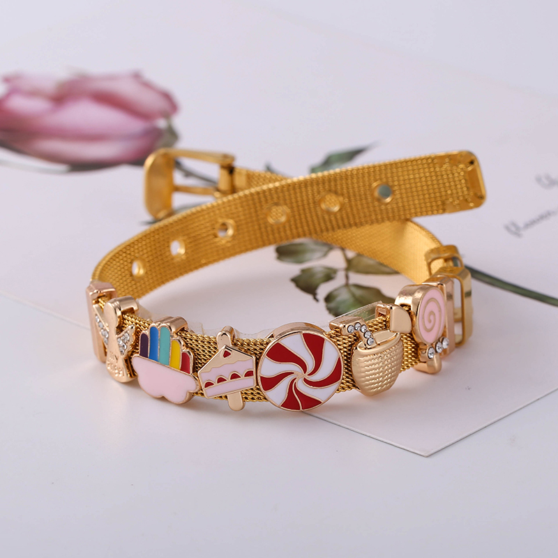 Goudkleurige roestvrijstalen b - Jewelry Watches For Kids recensie en prijs